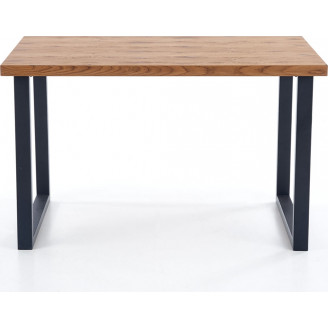 Stół rozkładany loft Horus 126x80 jasny dąb Halmar do jadalni, kuchni i salonu.