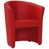 Designerski Fotel klubowy TM-1 czerwony Signal do salonu, kawiarni czy restauracji.