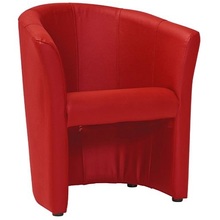Designerski Fotel klubowy TM-1 czerwony Signal do salonu, kawiarni czy restauracji.