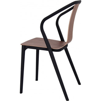 Krzesło drewniane gięte Bella Nut orzech D2.DESIGN do salonu, kuchni i jadalni.