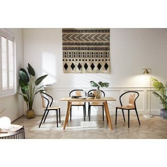 Krzesło drewniane gięte Bella Nut orzech D2.DESIGN do salonu, kuchni i jadalni.