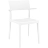 Stylowe Krzesło z podłokietnikami PLUS białe Siesta do stołu.
