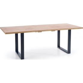 Stół rozkładany loft Venom 135x85 dąb wotan Halmar do jadalni, kuchni i salonu. 2