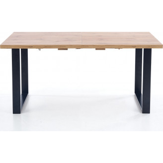 Stół rozkładany loft Venom 135x85 dąb wotan Halmar do jadalni, kuchni i salonu.