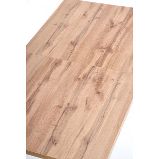 Stół rozkładany loft Venom 135x85 dąb wotan Halmar do jadalni, kuchni i salonu.