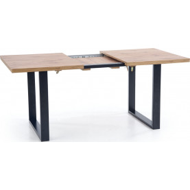 Stół rozkładany loft Venom 160x90 dąb wotan Halmar do jadalni, kuchni i salonu. 2