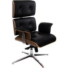 Stylowy Fotel wypoczynkowy VIP Exclusive Home czarny D2.Design do salonu. 2