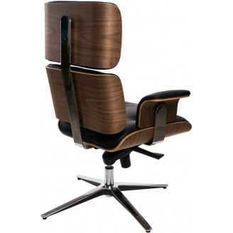 Stylowy Fotel wypoczynkowy VIP Exclusive Home czarny D2.Design do salonu.