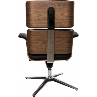Stylowy Fotel wypoczynkowy VIP Exclusive Home czarny D2.Design do salonu.