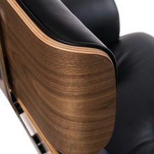 Stylowy Fotel wypoczynkowy VIP Exclusive Home czarny D2.Design do salonu.