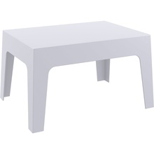 Stolik kawowy ogrodowy Box 70x50 srebrnoszary Siesta