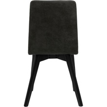 Krzesło tapicerowane Arosa czarne Actona do toaletki.
