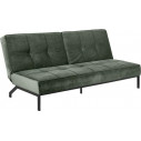 Stylowa Sofa welurowa rozkładana 3 osobowa Perugia 198 zielona Actona do salonu.