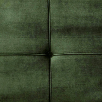 Stylowa Sofa welurowa rozkładana 3 osobowa Perugia 198 zielona Actona do salonu.