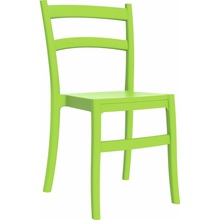 Stylowe Krzesło z tworzywa TIFFANY zielone tropikalne Siesta do stołu.