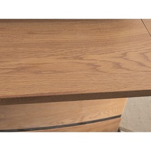 Stół rozkładany na jednej nodze Leonardo 140x80 dąb Signal do kuchni, jadalni i salonu.