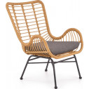Fotel rattanowy boho Ikaro naturalny Halmar