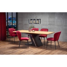 Stół rozkładany loft Ferguson 160x90 dąb naturalny Halmar do jadalni, kuchni i salonu.