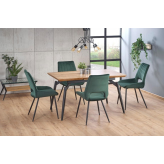 Stół rozkładany loft Cambell 140x80 dąb naturalny Halmar do jadalni, kuchni i salonu.