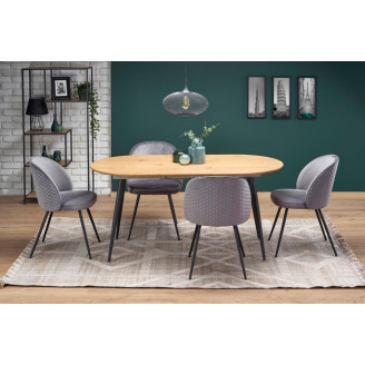 Stół rozkładany loft Colorado 120x80 dąb złoty Halmar do jadalni, kuchni i salonu.