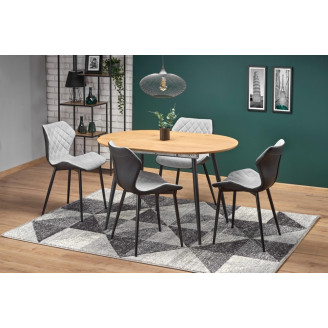 Stół rozkładany loft Colorado 120x80 dąb złoty Halmar do jadalni, kuchni i salonu.