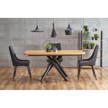 Stół rozkładany loft Derrick 160x90 dąb naturalny Halmar do kuchni, jadalni i salonu.