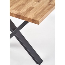 Stół drewniany dębowy Apex 120x78 dąb naturalny Halmar do kuchni, jadalni i salonu.