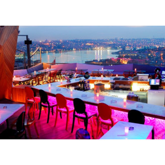 Designerskie Krzesło z tworzywa ELIZABETH lśniące czerwone Siesta do kuchni, kawiarni i restauracji.