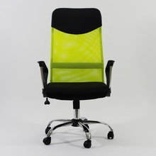 Fotel biurowy z siatki Q-025 zielony/czarny Signal do biurka.