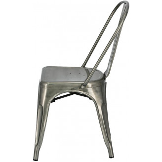 Designerskie Krzesło metalowe Paris metaliczne D2.Design do kuchni i jadalni.