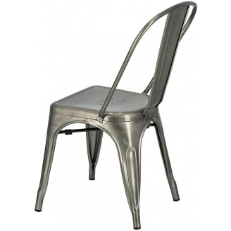 Designerskie Krzesło metalowe Paris metaliczne D2.Design do kuchni i jadalni.