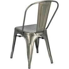 Designerskie Krzesło metalowe Paris metaliczne D2.Design do kuchni i jadalni.