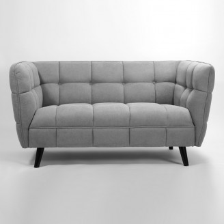 Sofa welurowa Castello 145 szara Signal | Komfort i styl
