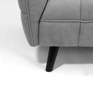 Sofa welurowa Castello 145 szara Signal | Komfort i styl