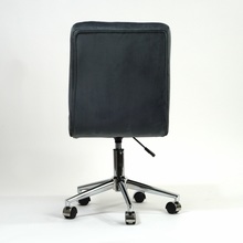 Krzesło biurowe welurowe Q-020 Velvet szare Signal do biurka.