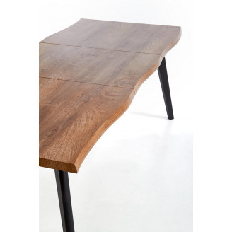 Stół rozkładany loft Dickson 150x90 dąb naturalny Halmar do jadalni, kuchni i salonu.