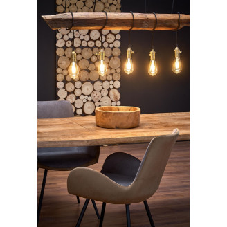 Stół rozkładany loft Dickson 150x90 dąb naturalny Halmar do jadalni, kuchni i salonu.