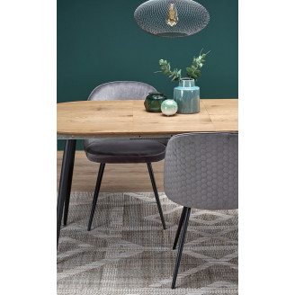Stół rozkładany loft Colorado 120x80 dąb złoty Halmar do jadalni, kuchni i salonu.