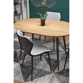 Stół rozkładany loft Colorado 120x80 dąb złoty Halmar do jadalni, kuchni i salonu.