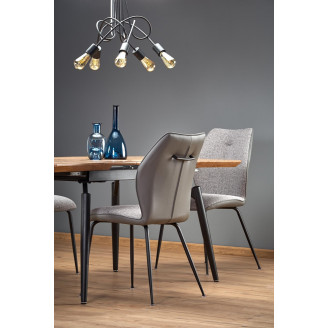 Stół rozkładany loft Cambell 140x80 dąb naturalny Halmar do jadalni, kuchni i salonu.
