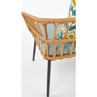 Sofa rattanowa ogrodowa Halmar 140 - Komfort i styl | Gardena