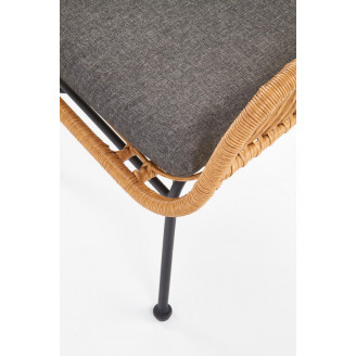 Fotel rattanowy boho Ikaro naturalny Halmar