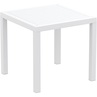 Stół ogrodowy plastikowy Ares 80x80 biały Siesta