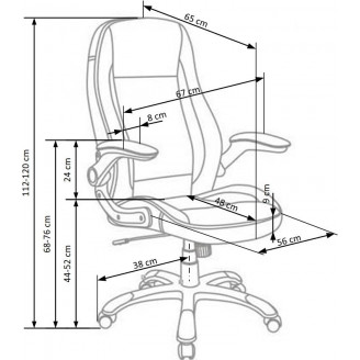 Fotel Komputerowy SATURN Czarny Halmar | Komfort i Ergonomia