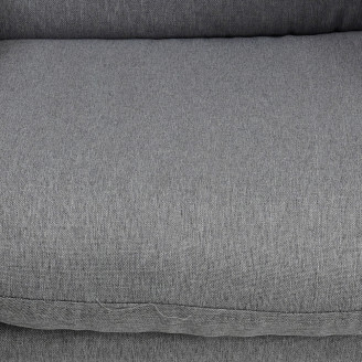 Fotel wypoczynkowy SOFT II Halmar | Czarny/Popiel | Komfort i styl