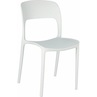 Stylowe Krzesło z tworzywa Flexi białe D2.Design do stołu.