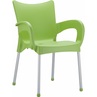 Krzesło ogrodowe z podłokietnikami Romeo jasne zielone Siesta