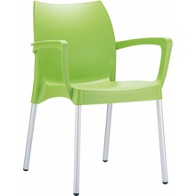 Krzesło ogrodowe z podłokietnikami Dolce jasno zielone Siesta