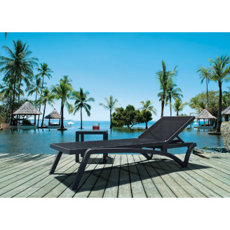 Stolik kawowy ogrodowy Ocean 45x45 czarny Siesta