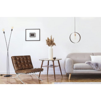 Fotel skórzany Barcelona Vintage | D2.Design - Brązowy